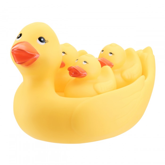 

Курносики Игрушка для ванной Уточка с утятами, Игрушка для ванной Уточка с утятами