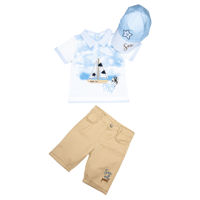Cascatto  Комплект одежды для мальчика (футболка, бриджи, бейсболка) G_KOMM18/13 комплект женский футболка бриджи