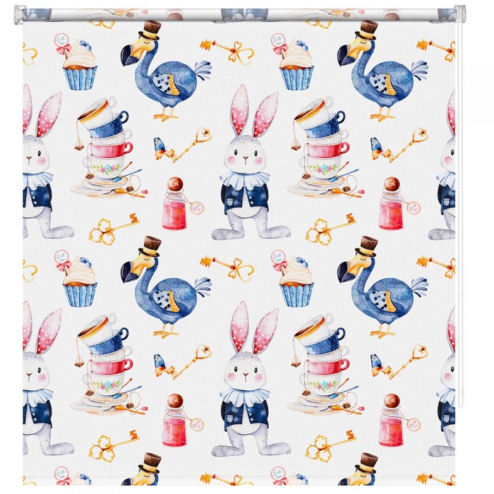 

Decofest Рулонная штора Принт Страна чудес 140x175 см, Рулонная штора Принт Страна чудес 140x175 см