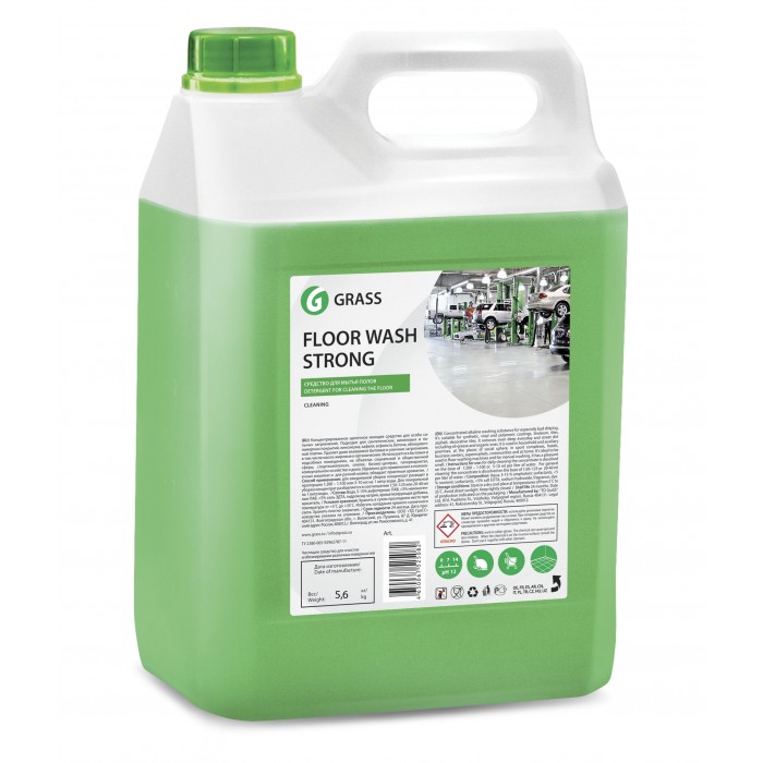 Бытовая химия Grass Щелочное средство для мытья пола Floor wash strong 5.6 кг