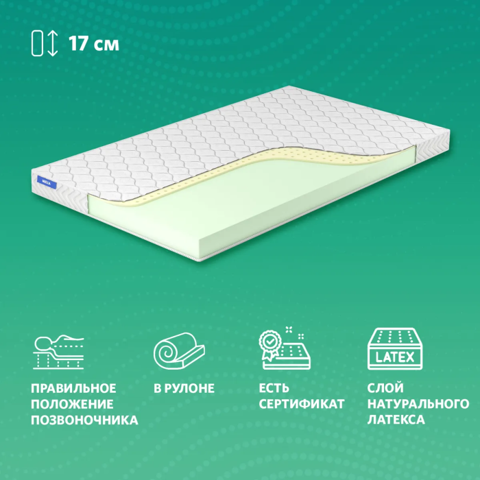 

Матрас Miella Twisted-Latex 2 200x160x17, Twisted-Latex 2 200x160x17