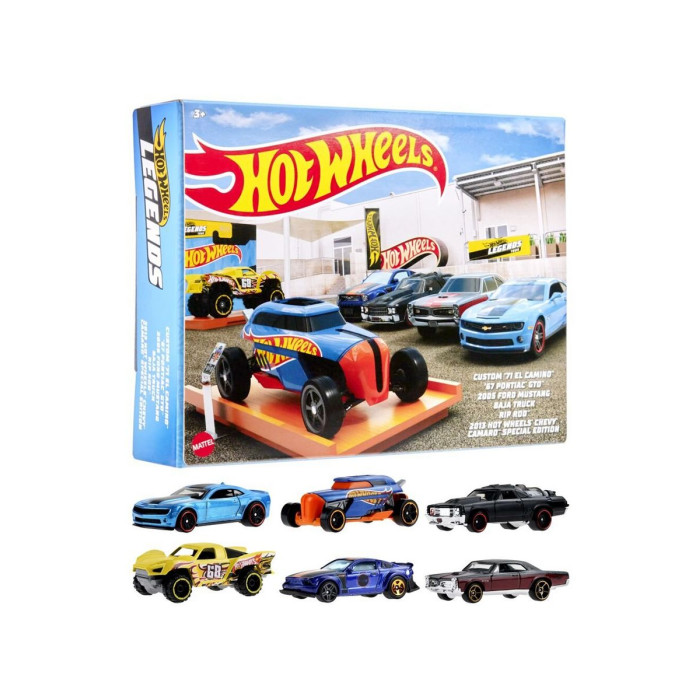 цена Машины Hot Wheels Набор из 6 игрушечных машинок