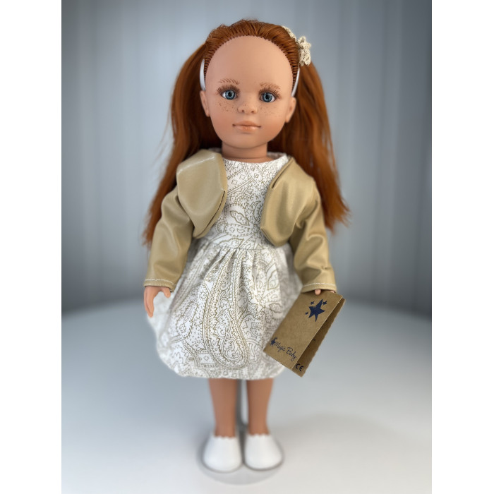 Куклы и одежда для кукол Lamagik S.L. Кукла Нэни в платье и куртке 33 см куклы и одежда для кукол lamagik s l кукла пупс девочка в платье брюнетка 30 см