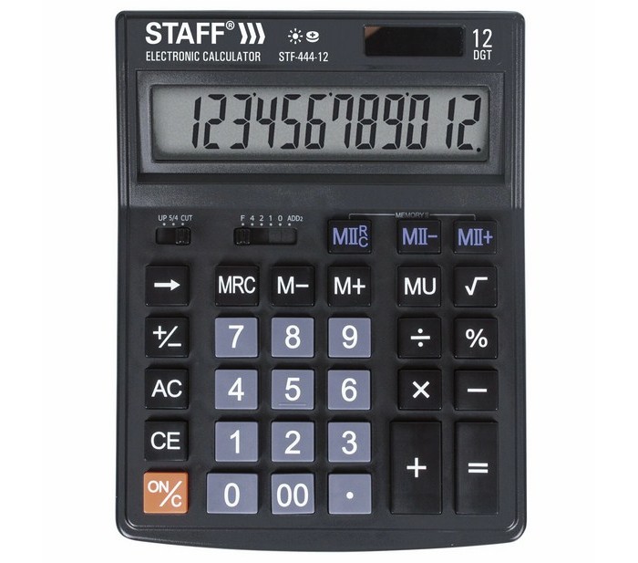 Staff Калькулятор настольный STF-444-12 250303