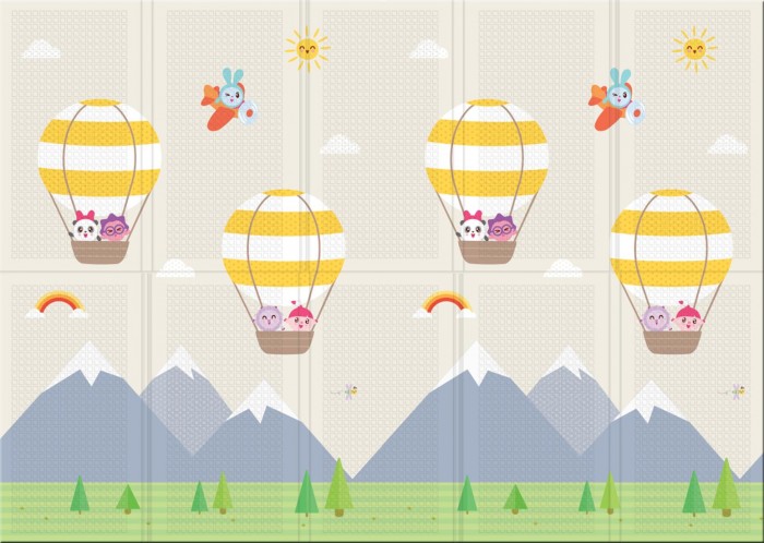 

Игровой коврик Parklon портативный Portable Малышарики 140x200 см, портативный Portable Малышарики 140x200 см
