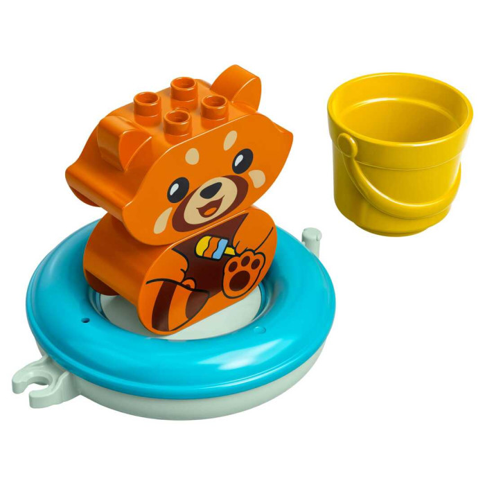 Lego Duplo 10964 Лего Дупло Приключения в ванной Красная панда на плоту schleich фигурка красная панда