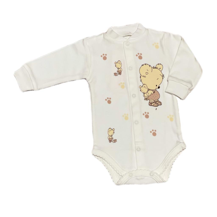 

Jasikids Боди с длинным рукавом Мишки, Боди с длинным рукавом Мишки