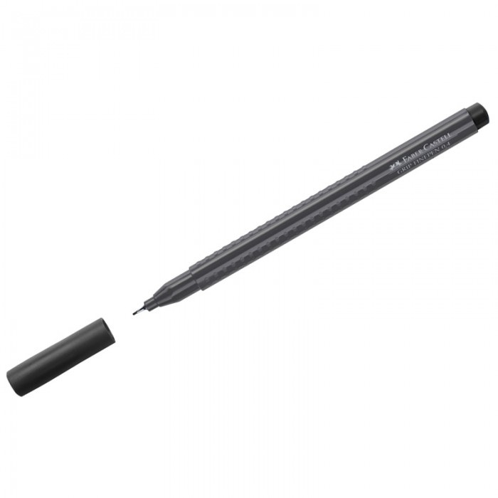  Faber-Castell Ручка капиллярная Grip Finepen 0.4 мм трехгранная