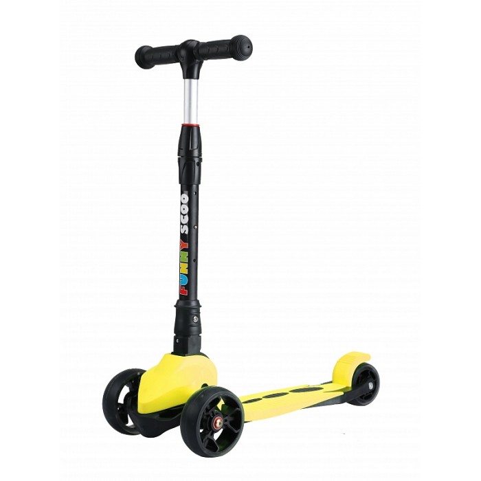 Трехколесный самокат Funny Scoo MS-925 Neo складной со светящимися ...