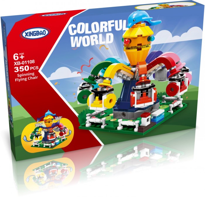 

Конструктор XingBao Парк развлечений Карусель Осьминог (350 деталей), Парк развлечений Карусель Осьминог (350 деталей)