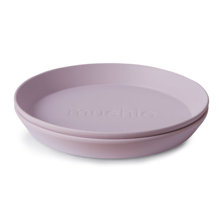 посуда munchkin тарелки детские секционные splash 2 шт Посуда Mushie Тарелки круглые 2 шт.