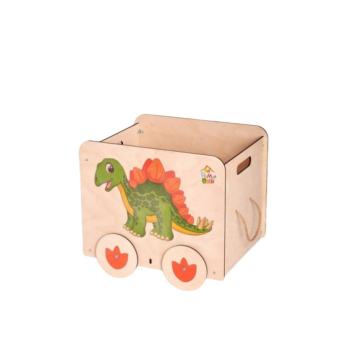 фото Pema kids ящик под игрушки динозавр 46x36.5x35 см