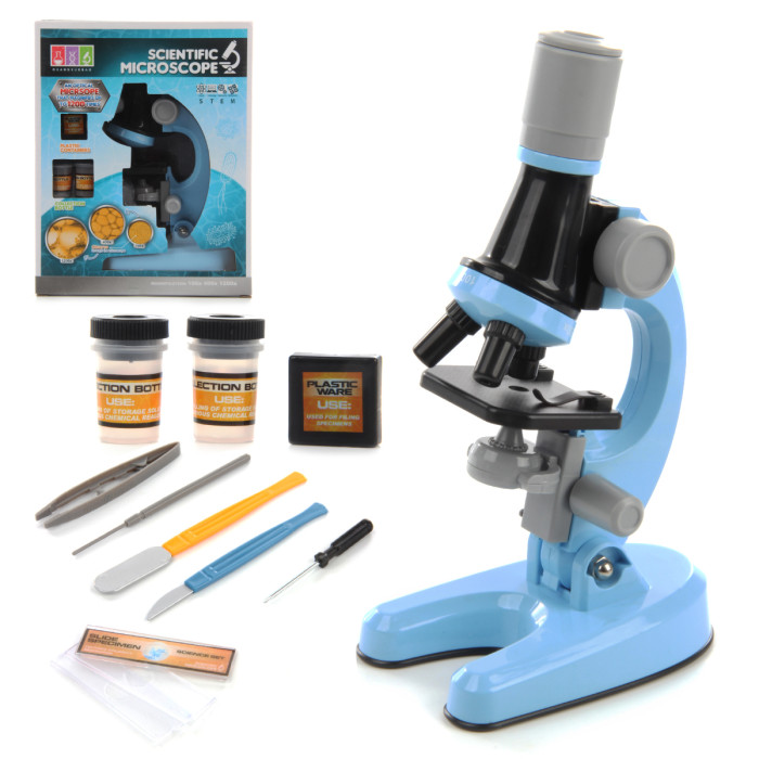 Наборы для опытов и экспериментов Veld CO Микроскоп 24x19х8.5 см цена и фото
