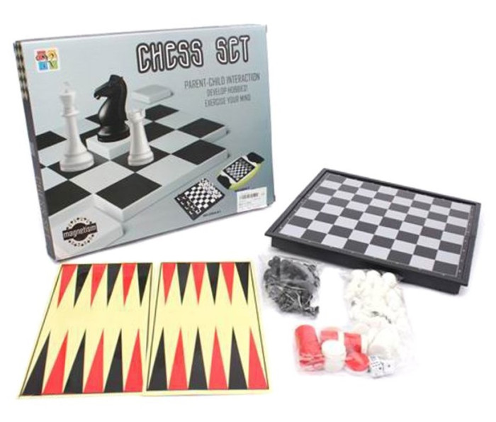 

Наша Игрушка Настольная игра 3 в 1 Шахматы, шашки и нарды магнитные с игровым полем 25х25 см, Настольная игра 3 в 1 Шахматы, шашки и нарды магнитные с игровым полем 25х25 см