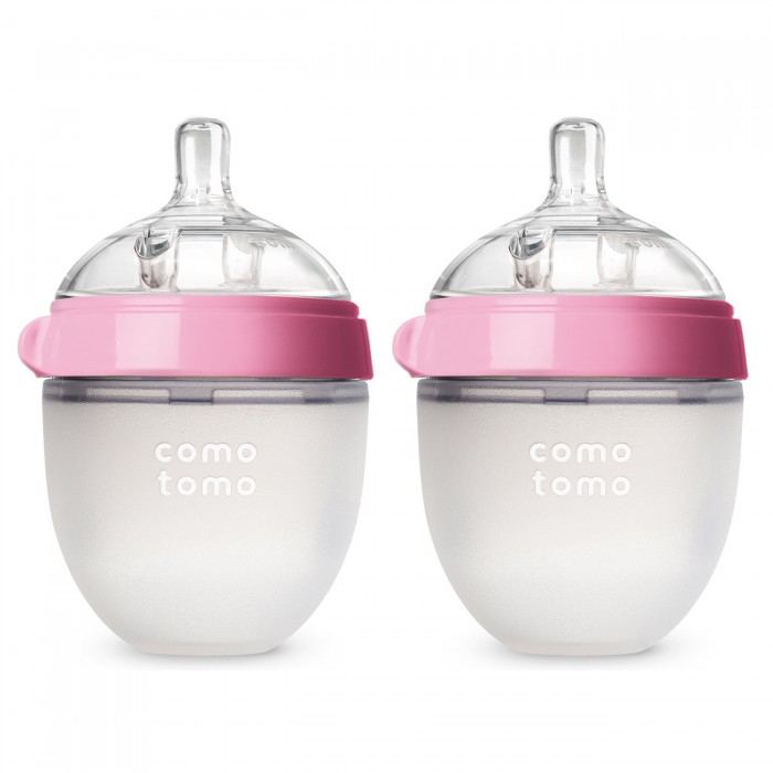 соски comotomo natural nipple packs 0 3 мес 2 шт Бутылочки Comotomo Natural Feel Baby Bottle 0-3 мес. 150 мл 2 шт.
