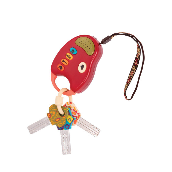 Развивающая игрушка B.Toys Набор ключиков на брелоке сигнализации набор для опытов эврики твоя экоферма 7048429 1