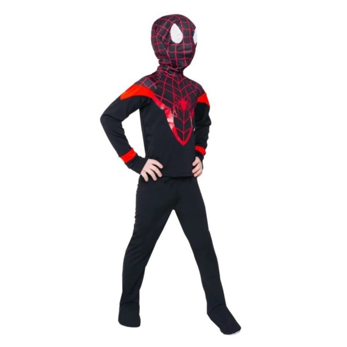 Пуговка Костюм Человек-паук (рубашка, брюки, перчатки), размер 122