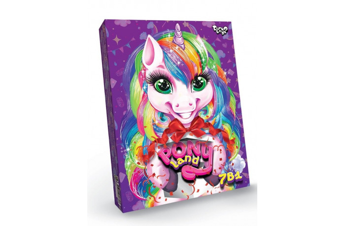 

Danko Toys Игровой набор Pony Land 7в1, Игровой набор Pony Land 7в1