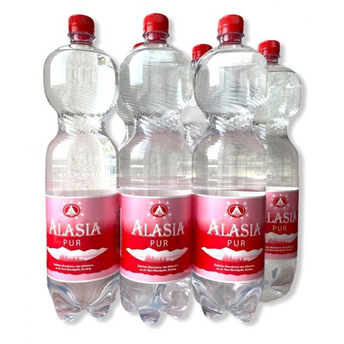 Alasia Природная вода Mineral Water Pur 1.5 л 6 шт. 8157 - фото 1