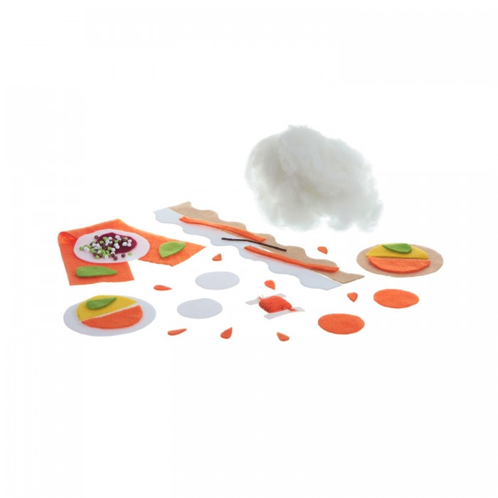 фото Bondibon набор для творчества мк шьем сладости из фетра пирожное апельсин