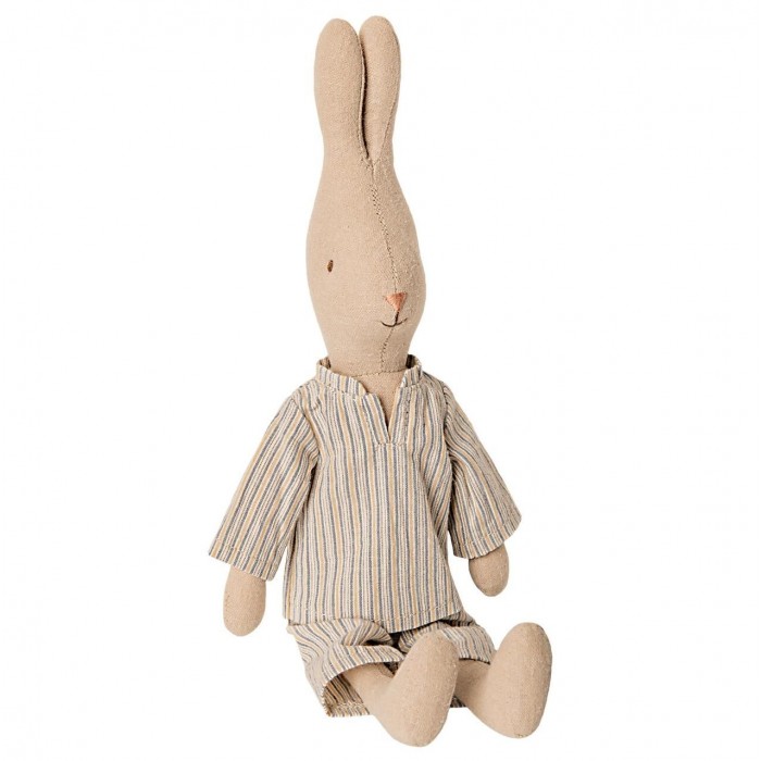 Мягкая игрушка Maileg Кролик в пижаме 28 см