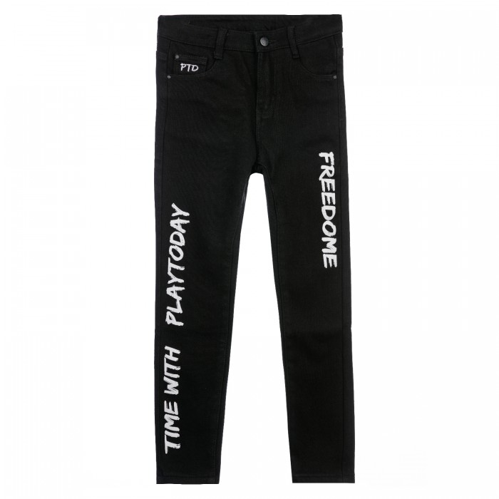Playtoday Брюки текстильные джинсовые утепленные для мальчиков 32111129 playtoday брюки текстильные джинсовые для мальчиков 12211407