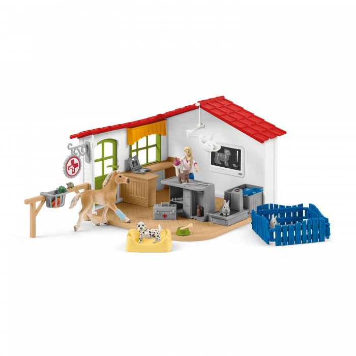 

Schleich Ветеринарная клиника с домашними животными, Ветеринарная клиника с домашними животными