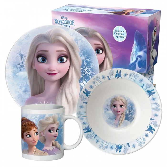 ND Play Набор посуды в подарочной упаковке Холодное сердце 2 Зимняя сказка (3 предмета) щелкунчик и четыре королевства зимняя сказка