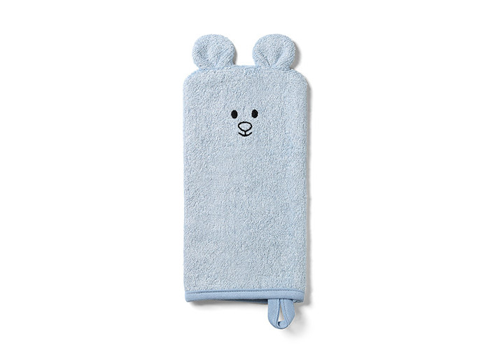 Мочалка BabyOno Bear мочалка рукавичка кесе для пилинга и массажа 26х18 см medium