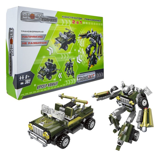 

1 Toy Blockformers Transbot конструктор Крузер-Комбат, Blockformers Transbot конструктор Крузер-Комбат