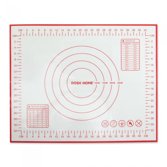 фото Dosh | home лист для раскатки теста vela 50х40 см