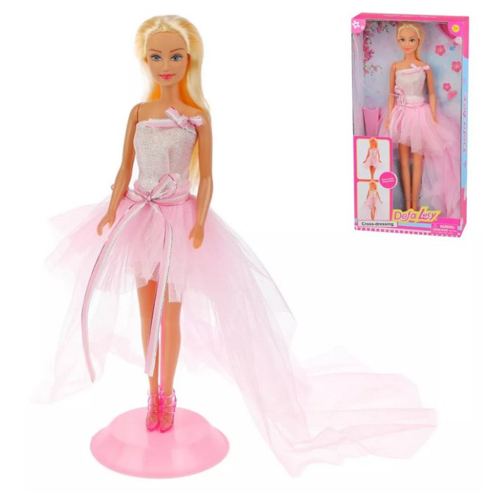 Defa Кукла Lucy Красотка (2 предмета) 8450 pink Кукла Lucy Красотка (2 предмета) - фото 1
