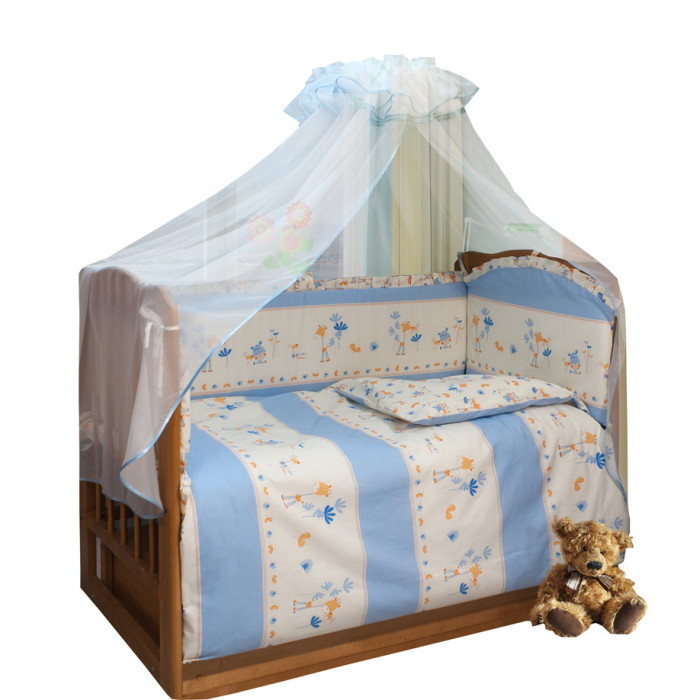 набор детский одеяло и подушка африка размер 110х140 40х60 Комплекты в кроватку Sonia Kids Маленький секрет (7 предметов)
