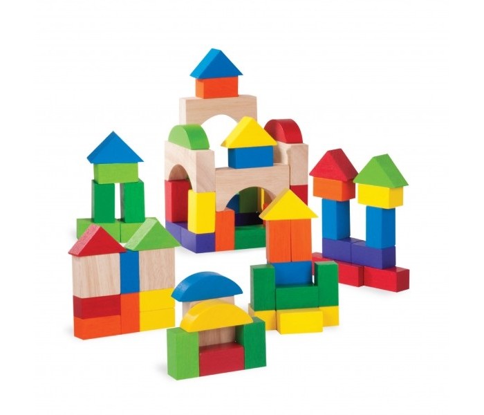 Деревянная игрушка Wonderworld Цветные кубики 75 шт.
