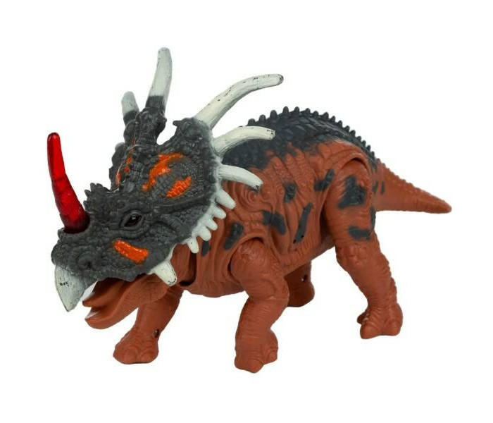 игрушка kiddieplay фигурка динозавра дино цап 3 шт Интерактивные игрушки KiddiePlay Фигурка динозавра Трицератопс