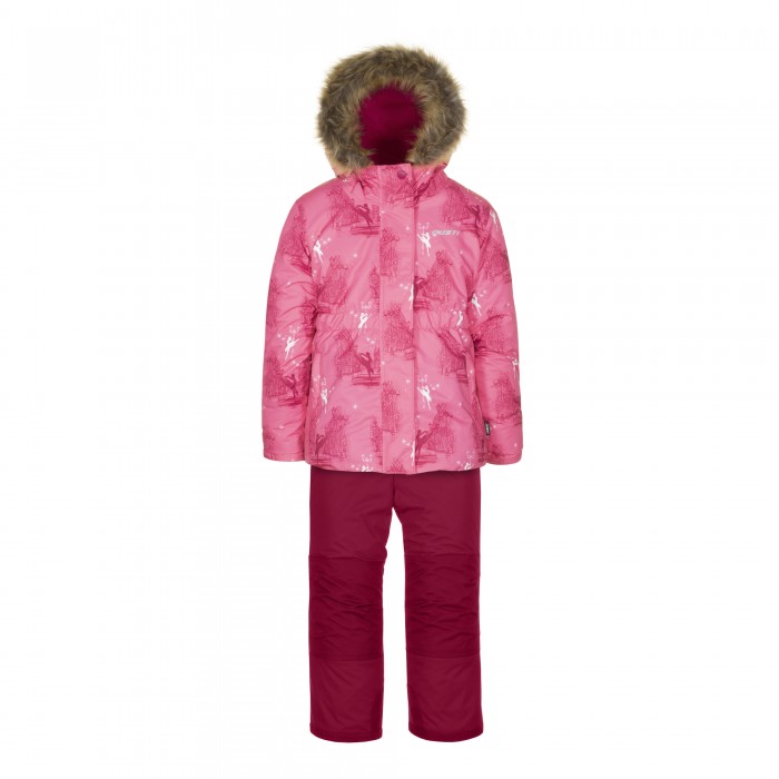 Утеплённые комплекты Gusti Комплект для девочки (куртка, полукомбинезон) GW21GS828