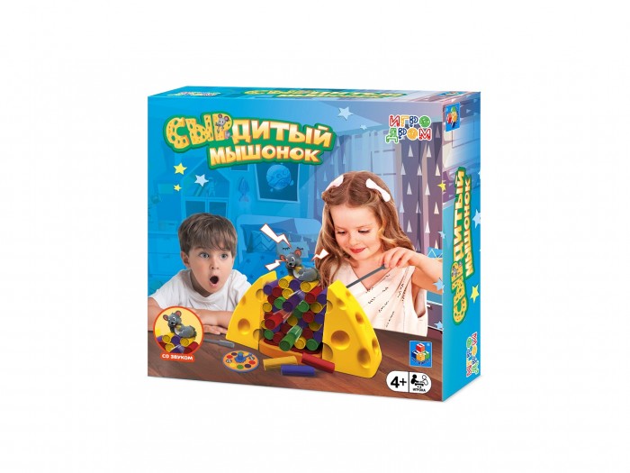 

1 Toy Игродром настольная игра СЫРдитый мышонок, Игродром настольная игра СЫРдитый мышонок