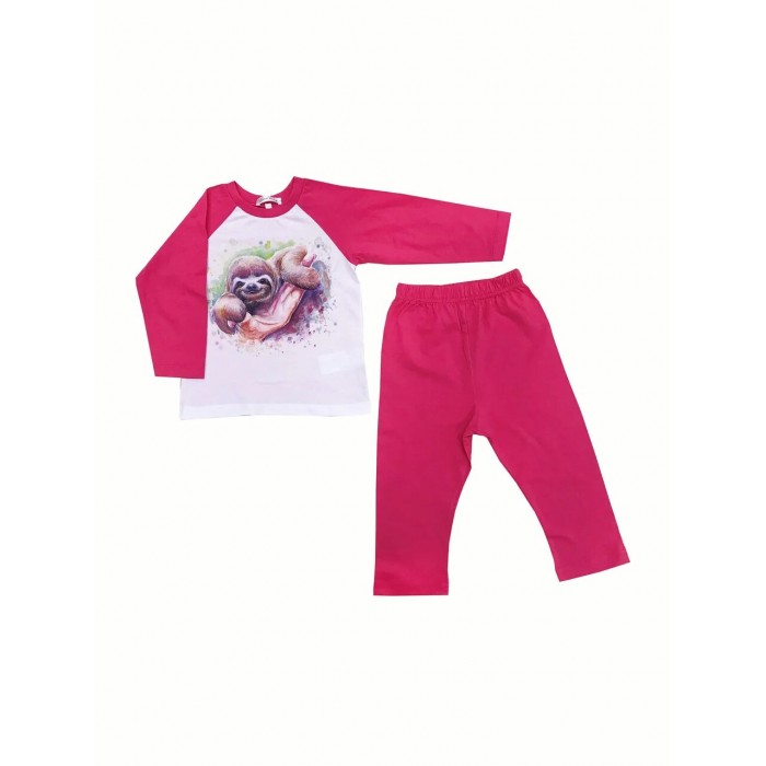 домашняя одежда mjolk пижама кофточка штанишки собачки Домашняя одежда Linas baby Комплект (кофточка, штанишки)