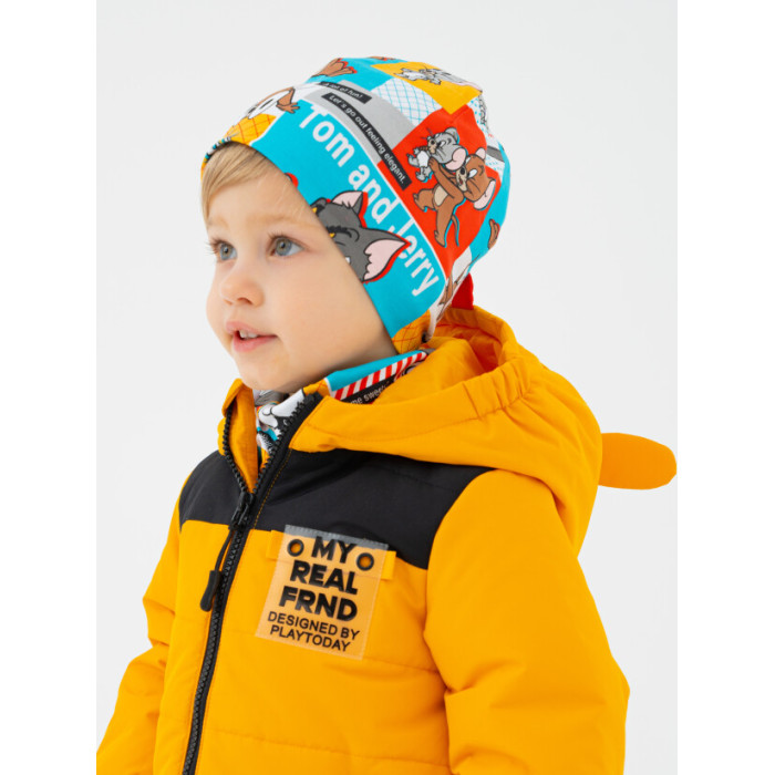 Шапки, варежки и шарфы Playtoday Комплект для мальчиков Best friend baby boys (шапка, снуд) 12333008
