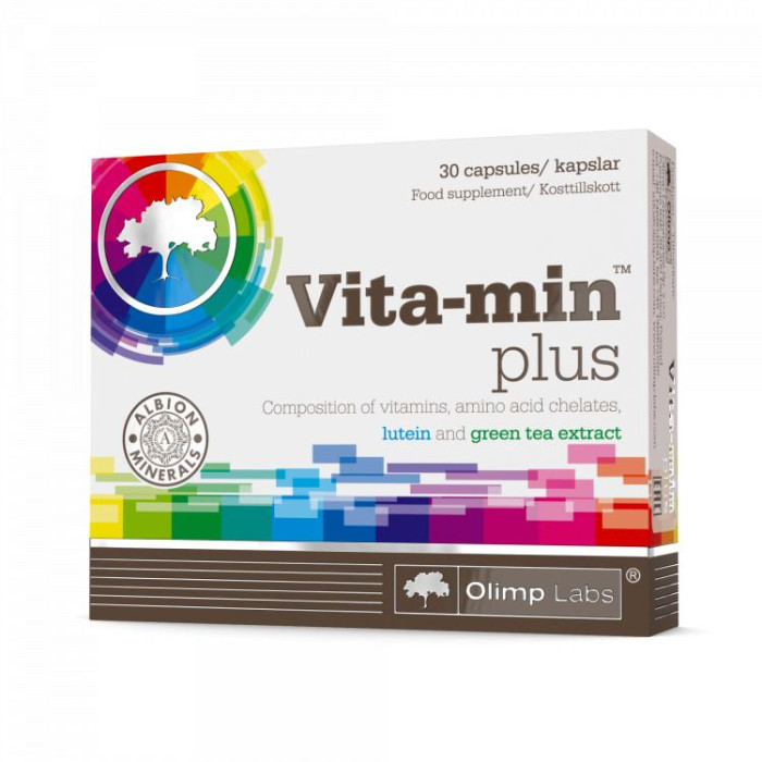 фото Olimp labs мультивитаминный комплекс vita-min plus 30 капсул