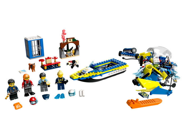 Конструктор Lego City Конструктор Детективные миссии водной полиции (278 деталей) конструктор lego avatar открытие илу 179 деталей