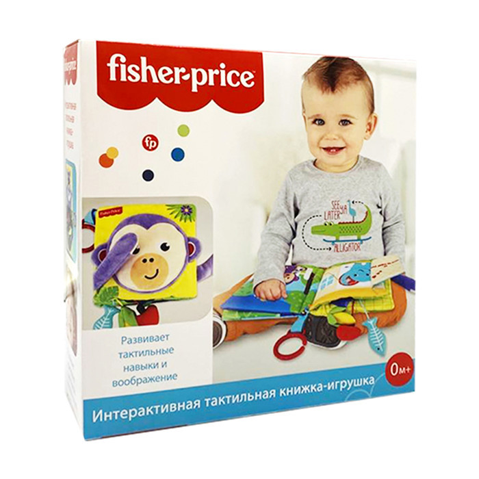 Fisher Price Книжка-игрушка интерактивная тактильная