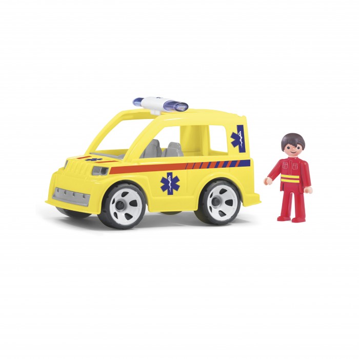 Машины Efko Машина скорой помощи с водителем машины форма машина скорой помощи детский сад
