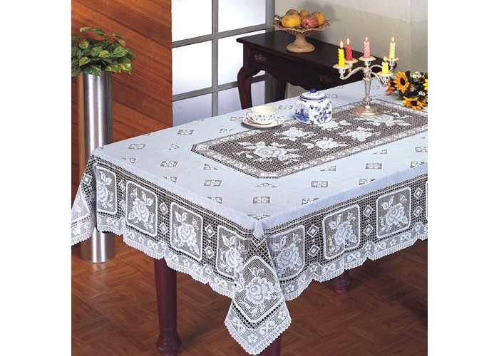 

King Diamond International Скатерть Crochet С801 137х180 см, Скатерть Crochet С801 137х180 см