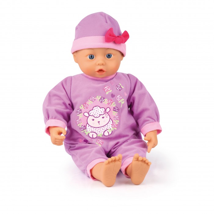 Куклы и одежда для кукол Bayer Малыш - мои первые слова 46 см 94664 комбинезон с шапочкой микс