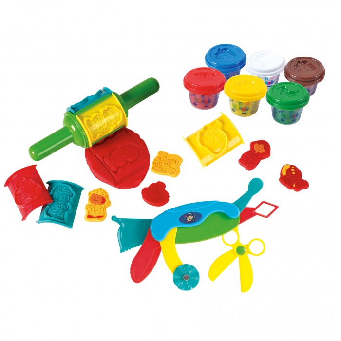 Playgo Набор с пластилином с валиком и инструментами