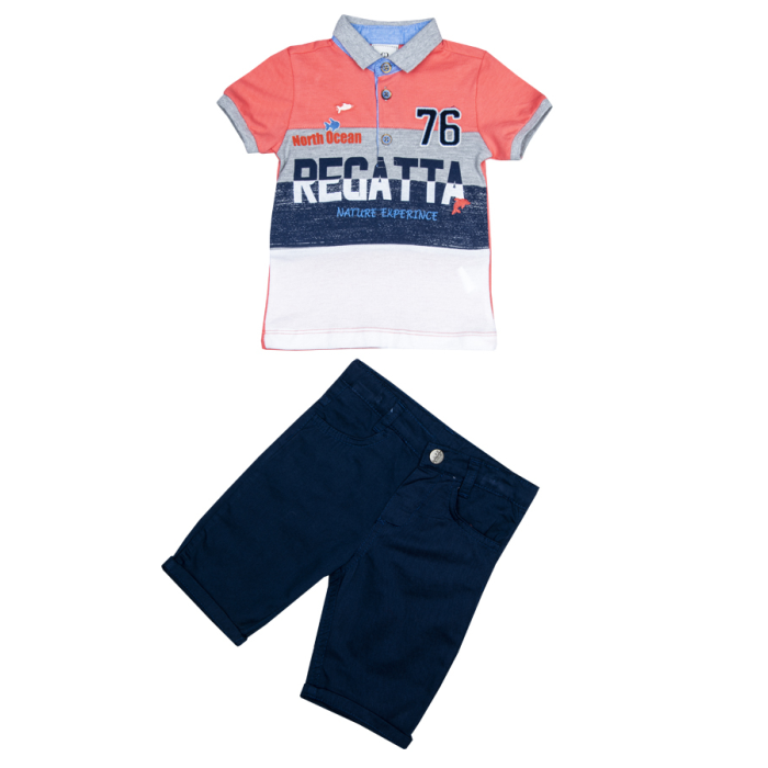 Cascatto  Комплект одежды для мальчика (футболка, бриджи) G-KOMM18/07 cascatto комплект одежды для мальчика футболка бриджи бейсболка g komm18 30