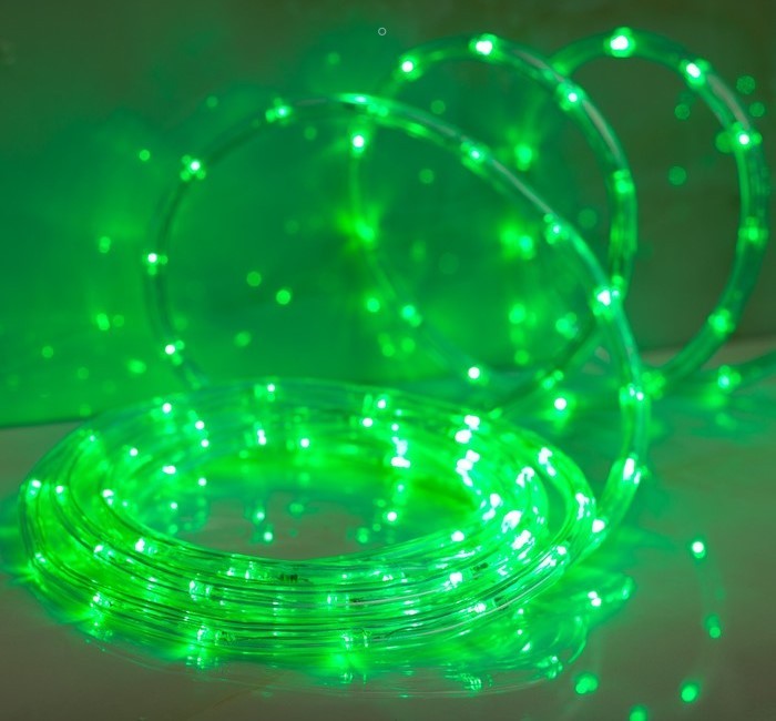Новогодние украшения Luazon Lighting LED Шнур круглый 8 режимов 5 м дюралайт светодиодный feron led f3w 3 х жильный зеленый 2 88вт м 72led м 50м 220v