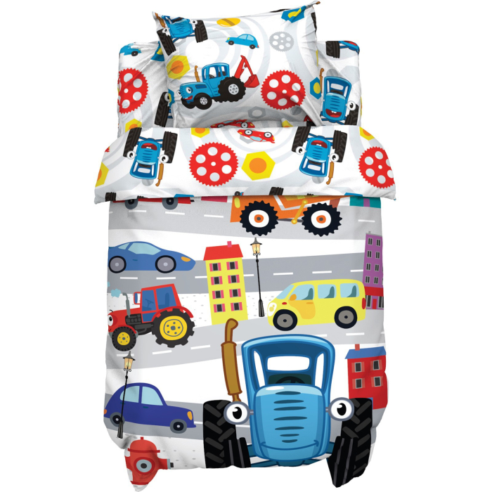 

Постельное белье Крошка Я Синий трактор Big Town (3 предмета), Синий трактор Big Town (3 предмета)