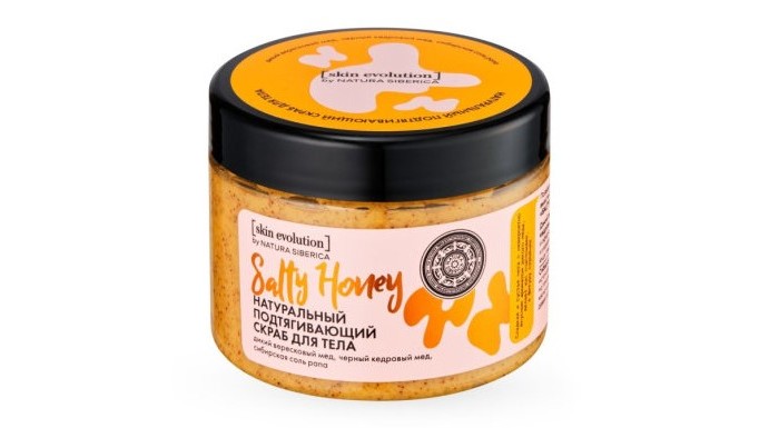 

Natura Siberica Skin Evolution Скраб для тела Salty Honey Подтягивающий 400 г, Skin Evolution Скраб для тела Salty Honey Подтягивающий 400 г